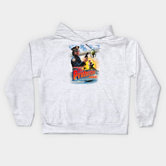 Jackie Chan: THE PROTECTOR (Uniform) Kids Hoodie by HKCinema